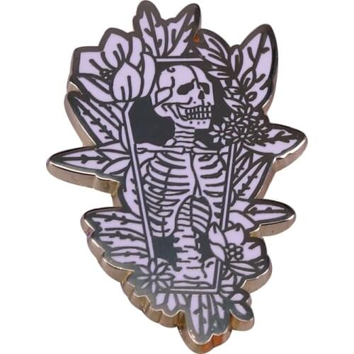 Flowers shall grow and I am in them and that is eternity Pin