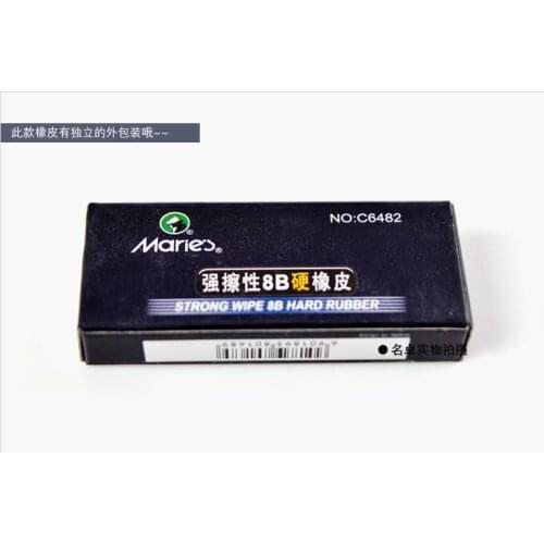 Maries 8B Strong Rub Hard Rubber Sketch Drawing Eraser Ultra Clean