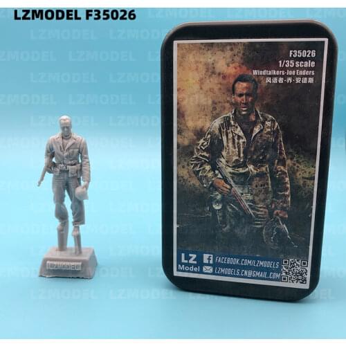 1/35scale die-casting 75mm resin soldier needs to be hand-colored by hand to whisper Joe Anders toy model free shipping