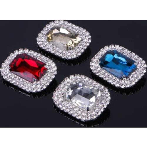 1 Pair Shoe Clips Shoe Decorations Acrylic Rhinestone Alloy Glass Wedding Boot Jewelry 2020 Fashion Shoe Accessories