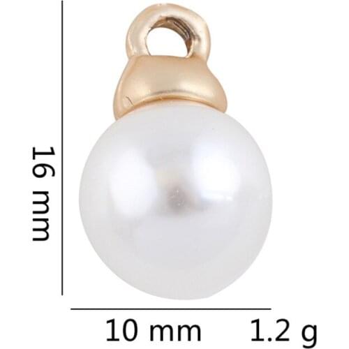 20PCS Simulated Pearls Statement Necklace Vintage Accessories Charm Pendant