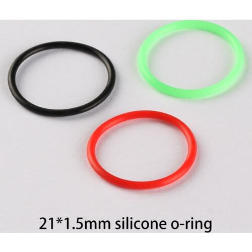 21*1.5mm black silicone O-ring for flashlight