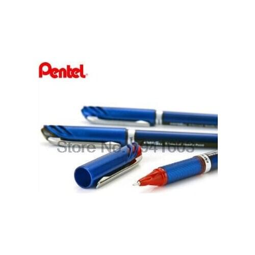6 pcs/box Pentel EnerGel Liquid Gel Ink Pen-Quick Dry- Needle Point-0.5 mm
