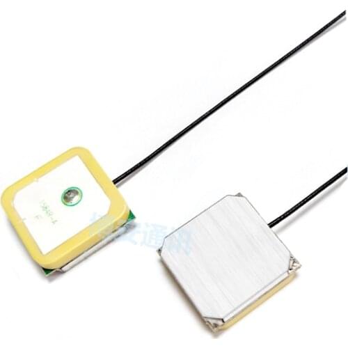 GPS BD GLONASS active combined ceramic antenna IPEX IPX connector 35dbi high gain 12cm length line