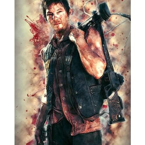 ARMYQZ"The Walking Dead" diamond painting cross stitch stairs round square diamond mosaic 5D DIY clown diamond embroidery home d