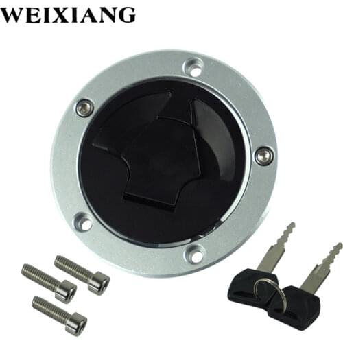 CNC Aluminum Motorcycle Fuel Gas Cap Tank Cover Lock For Kawasaki Ninja Z800 ZX6R ZX600 ZX636 ZX10R ZX14R ABS 2007-2015