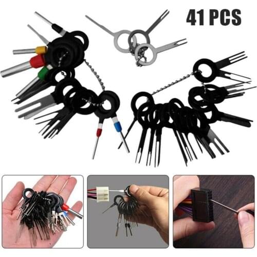 Car Terminal Ejector Kit Removal Tool Wire Plug Connector Extractor Puller Release Pin Electrical Wiring Crimp Connector Pin