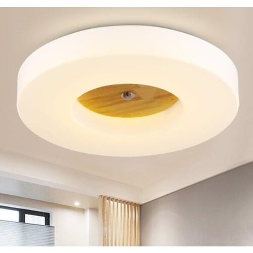 Free Shipping Modern Ceiling Lights Beside Lamp For Living Room Log Room Balcony Round Led Bedroom Light Decoration Foyer Light