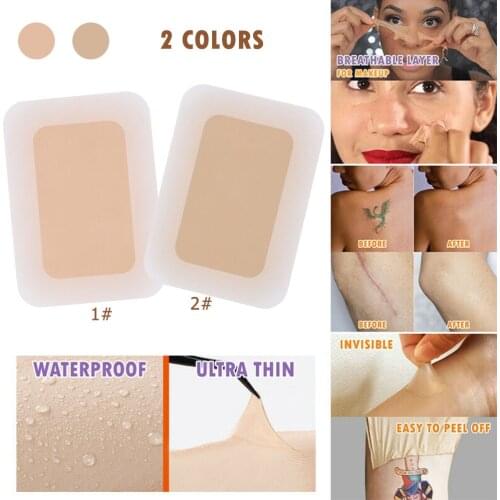 Breathable Tattoo Flaw Concealing Tape Scars Flaw Cover UP Tape Stickers Flesh-Colored Waterproof Tattoo Concealing Tape Make Up