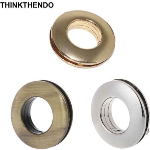 Round Shape Eyelet Metal Ring with Screw For Handbag Purse Shoulder Bag Parts Accessory