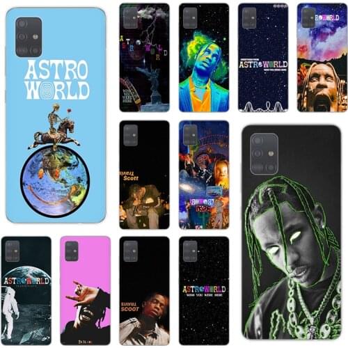 Soft TPU Phone Case for Samsung Galaxy A52 A72 A51 A50 A70 A71 A21S A22 A42 5G A31 A40 A41 A11 A12 A32 A20 Travis Scott Cover