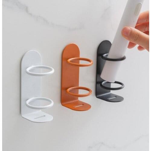 Wall-mounted Toothbrush Holder Electric Toothbrush Holder Razor Holder Punch-free Storage Shelf Bathroom Accessories #T2P