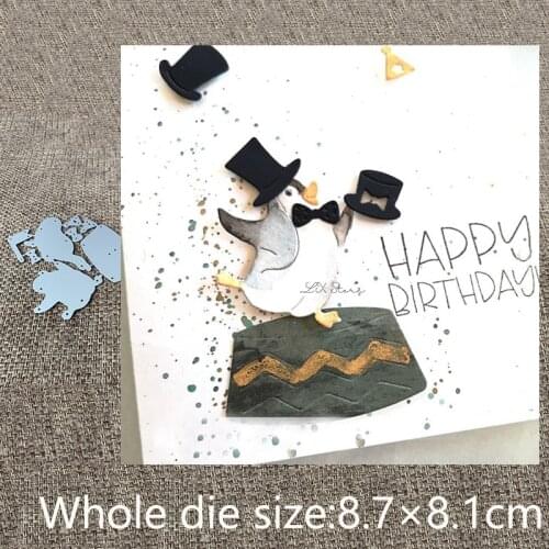 New Design Craft Metal stencil mold Cutting Dies Penguin sea lion decoration scrapbook die cuts Album Paper Card Craft Embossing