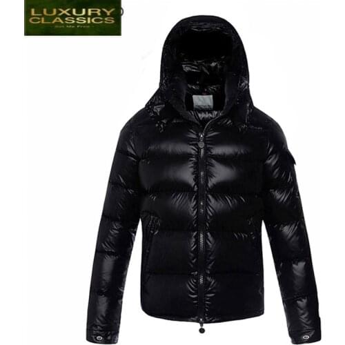 Down Coat Male Winter Thick Warm Down Jacket Men Coat Winter 90% White Duck Down Jackets Short Hooded Outwear LWL1155