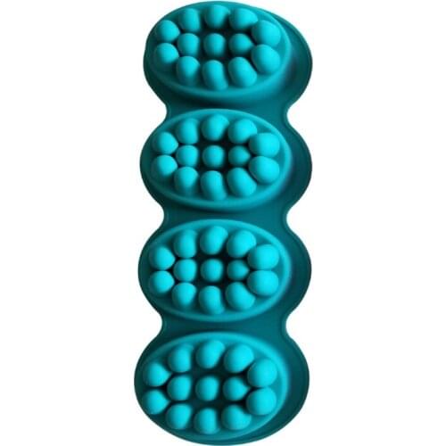 Massage Bar Silicone Molds 4 Cavities 4.5oz Soap Mold DIY Soap Making 5 Colors M89B