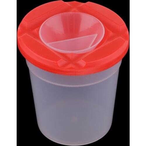Non Spill Painting Cup Paint Cup Plastic Cup For Painting Container With Lid 86x80mm