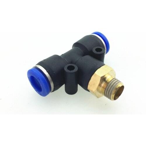STARPAD Auto repair tools T-type threaded tee fast quick insertion pneumatic air pipe joint cylinder solenoid valve 4pcs