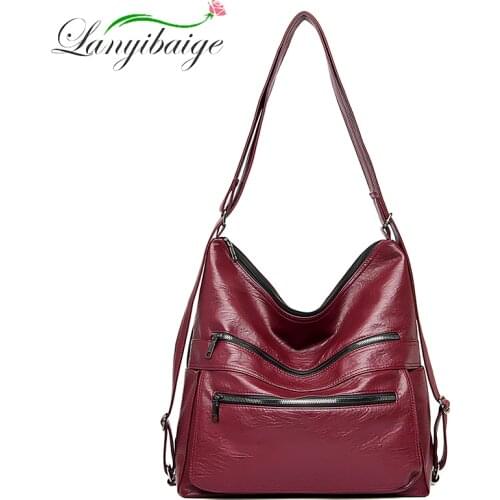 Women Messenger Bags For Women 3IN1 Multi-pocket Designer Bag Retro Tote Shoulder Bags Top-handle Bags Vintage Bolsa Feminina