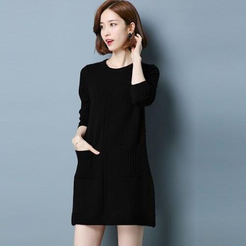 Women Sweters 2020 Pullover Women Yellow Long Sweater Korean Style Top Femme 2020 Knitwear Sueter Mujer KJ152