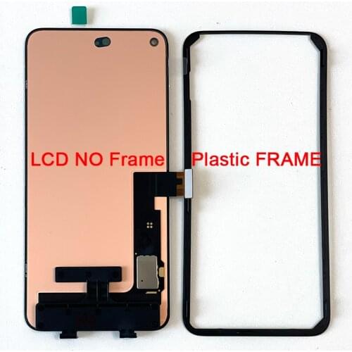 Original M&Sen 6.0" For Google Pixel 5 LCD Screen Display+Touch Panel Digitizer Screen With Plastic Frame For Google Pixel 5