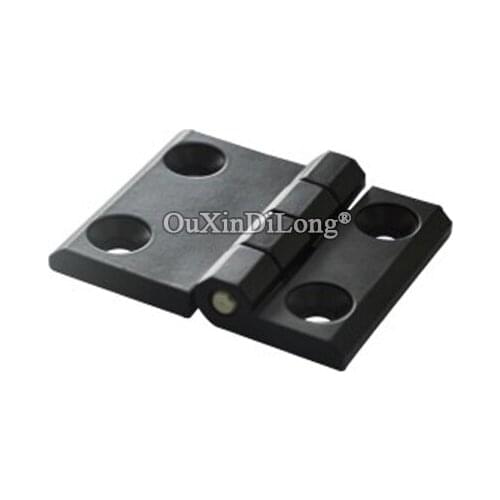 Top Designed 10PCS Black Zinc Alloy Hinges 63*50mm Switch Cabinet Electric Box Cabinet Hinge Furniture Hardware
