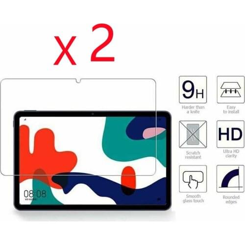 2 Packs Tempered Glass for Huawei Matepad 10.4 Inch 2020 Screen Protector 9H 0.3mm Tablet Protective Film