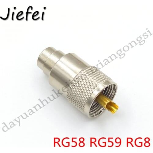 20-100Pcs UHF PL259 Male Plug Solder Connector for RG8X RG59 RG8 Coax Coaxial Cable