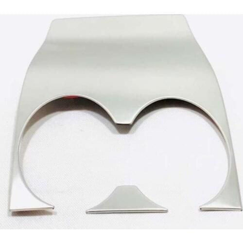 For Mazda 3 Axela 2019 2020 Accessories Car Front water cup frame decoration Cover Trim Sticker Car Styling Stainless steel