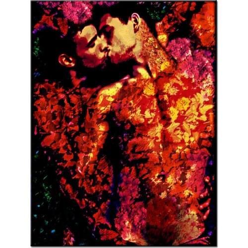 Man kiss diamond embroidery gay 3d image 5d diamond mosaic cross stitch,diamond painting full square,rhinestones art