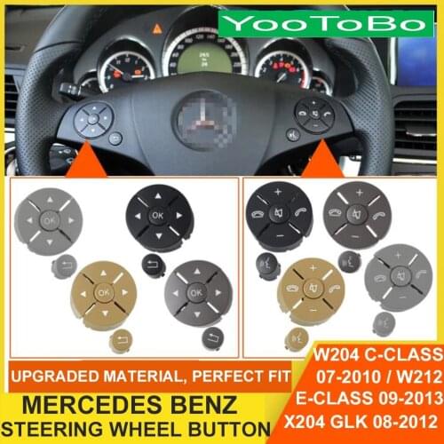 Car Multi-Function Steering Wheel Button Phone Key Control For Mercedes Benz W204 C-Class C180 C260 W207 W212 E-Class X204 GLK