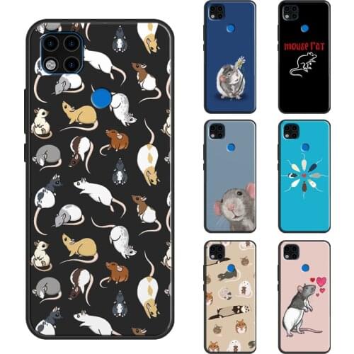 Mouse Rat Case For Xiaomi Redmi Note 9 Pro Note 8 Pro Note 9S 8T 7 Case For Redmi 9 9C 8A 9A Cover