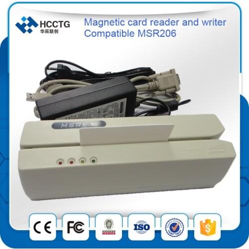 HCC206 USB Magnetic Reader And Simple Software POS Magnetic Reader Writer