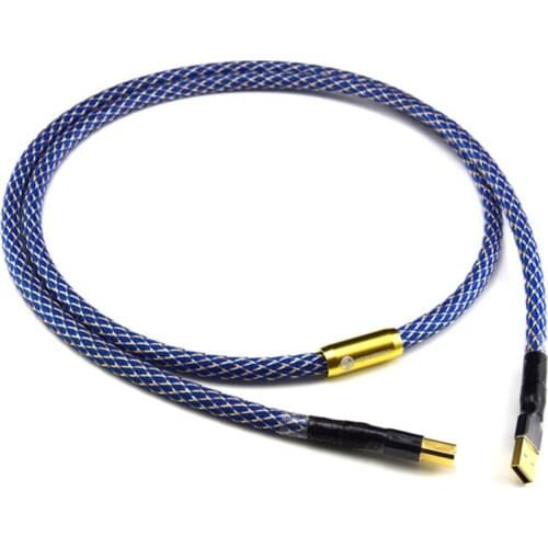 HIFI Silver-plated G5 Hifi usb Cable High Quality 6N OFC Type A-B DAC Data USB Cable