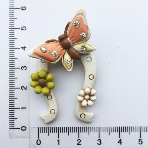 Spain Travel Souvenir Horseshoe Butterfly Fridge Magnet Sticker