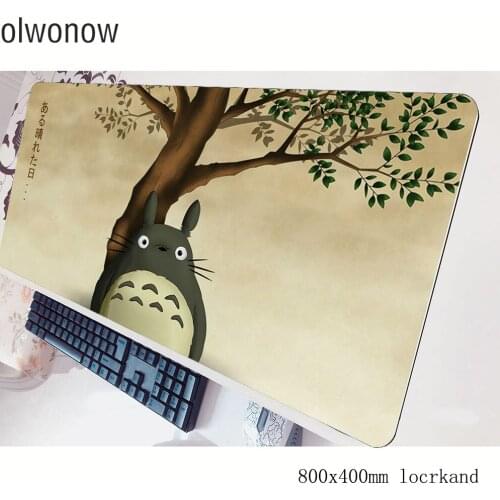 Totoro mouse pad High quality pad to mouse notbook computer mousepad big gaming padmouse gamer to laptop 80x40cm mouse mat