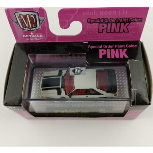 M2 machines 1:64 1987 Fords Mustang GT-Custom Collection Metal Die-cast Simulation Model Cars Toys