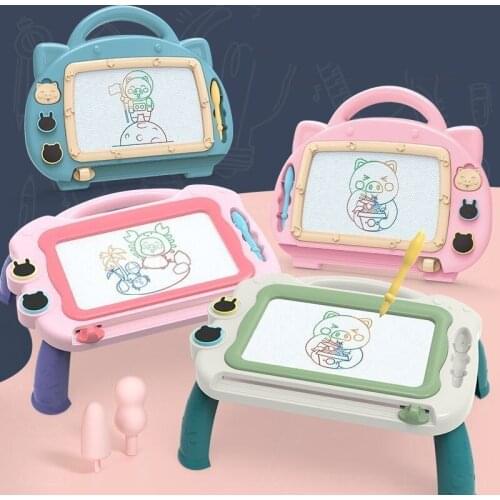 Magnetic Drawing Board Desk Graffiti Plate Childrens Sketch Pad Doodle Writing Painting Table Educational Toys For Kids Gift