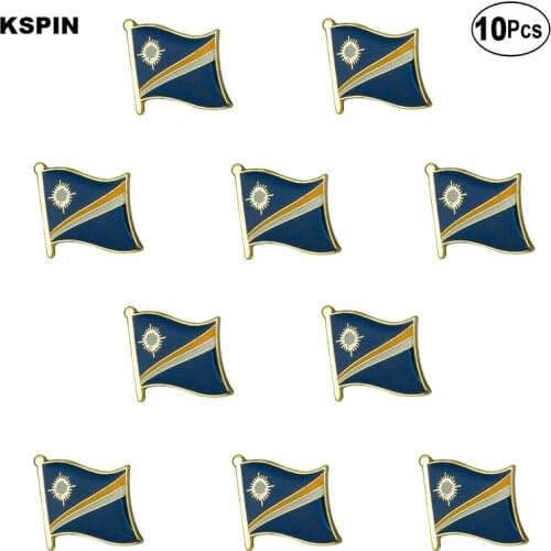 Marshall Flag Lapel Pin Flag badge Brooch Pins Badges 10Pcs a Lot