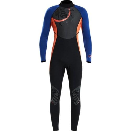 Men Wetsuit Full One-piece Surfing Diving Snorkeling Wet Suit Jumpsuit Wetsuit Surfing Swimming Diving Suit for Water Sports