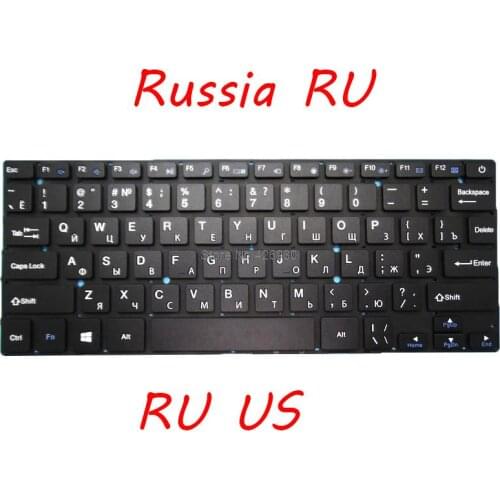 Laptop RU US Keyboard For Irbis NB14 NB41 NB42 NB43 NB44 NB45 NB46 NB48 NB50 NB51 NB52 NB60 NB61 Russia English New