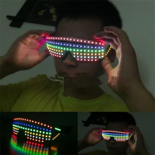 New Design Colorful Led Luminous Growing Lighting Up Glasses Illuminate Gift Glasses For Event Party Supplies DJ Club Stage Show