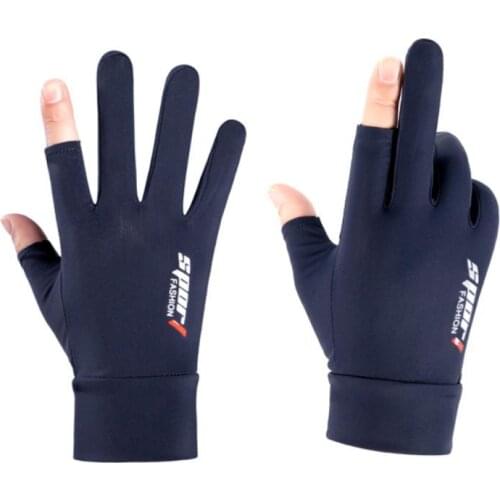 Fishing Catching Gloves Protect Hand Professional Release Anti-slip Fish Gloves Ice Silk Anti-Slip Anti-Sweat Fishing Gloves