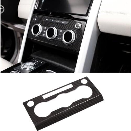 Fit For Land Rover Discovery 5 2017-2020 Real Dry Carbon Fiber Interior Volume Switch Panel Trim Car Accessories