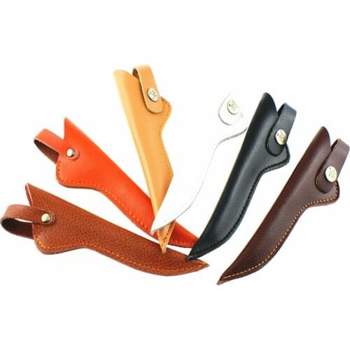 10pcs professional Retro hair scissors sheath leather case barber packet scissor cover shears Holster hairdressing scissors bag