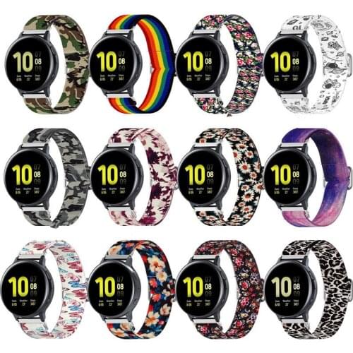 22mm 20mm Band For SAMSUNG Galaxy Watch 42 46mm galaxy watch 3 45mm 41mm Silica gel For Amazfit Bip GTR straps Active 2