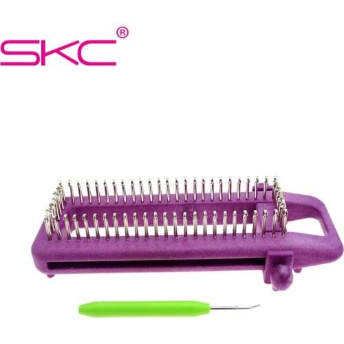 SKC Adjustable Sock Loom Kit With Hook DIY Knitting Loom Craft Tool Sock Loom Knitting Set Socks Scarf Hat DIY Hand Craft Tool