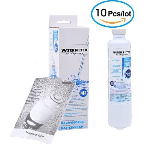 10 Pcs/lot Refrigerator Water Filter Replacement Cartridge Activated Carbon Mineral Water Filter For Samsung Filter Da29-00020b