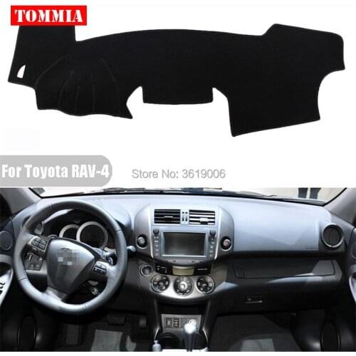 TOMMIA Interior Dashboard Cover Light Avoid Pad Photophobism Mat Sticker For Toyota RAV-4 2009-2012