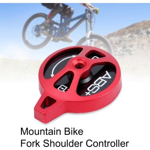 Bike Speed Lock Wear Resistant Shoulder Control Aluminum Alloy Stable Damper Fork Speed Lock Cover MTB Bike Fork Switch