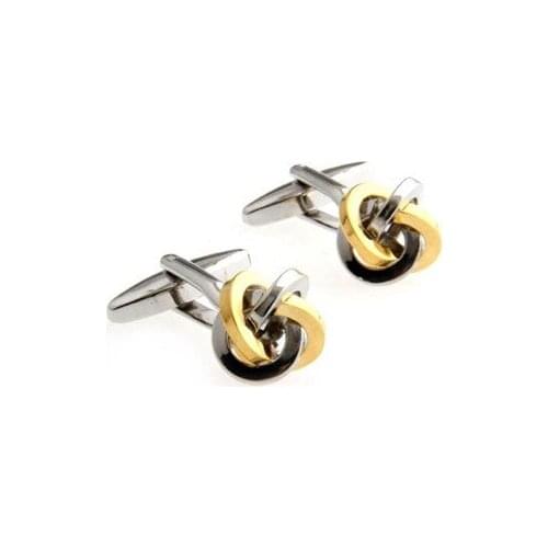 Siver Gold Knots Cufflink Cuff Link 15 Pairs Wholesale Free Shipping